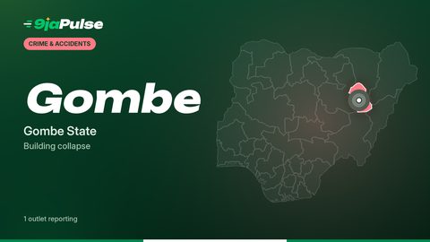 9jaPulse graphic: map of Nigeria highlighting Gombe, Gombe State