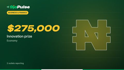 9jaPulse graphic: $275,000 – Innovation prize