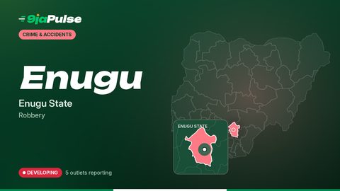 9jaPulse graphic: map of Nigeria highlighting Enugu, Enugu State