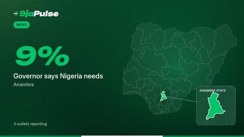9jaPulse graphic: 9% – Governor says Nigeria needs