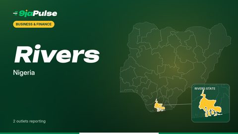 9jaPulse graphic: map of Nigeria highlighting Rivers, Nigeria
