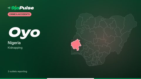 9jaPulse graphic: map of Nigeria highlighting Oyo, Nigeria