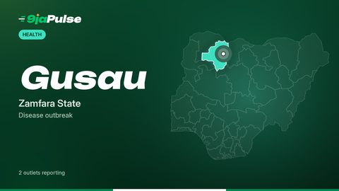9jaPulse graphic: map of Nigeria highlighting Gusau, Zamfara State