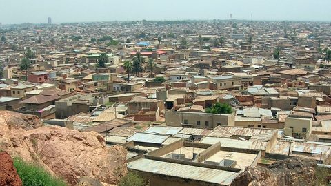 Kano, Nigeria – view of the old city from Dala Hill