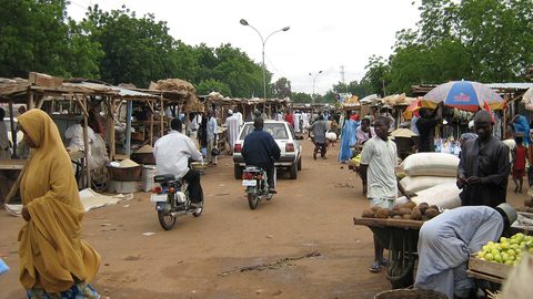 Sokoto, Nigeria – The marketplace in Sokoto, Nigeria. Photo taken in August 2006 by Jens Buurgaard Nielsen