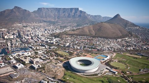 Illustrative photo: cape town, stadium, aerial