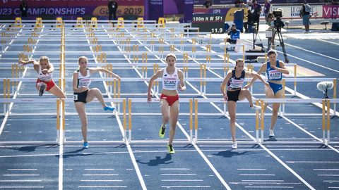 Illustrative photo: running, hurdles, athletics