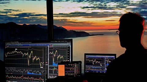 Illustrative photo: stock trading, investing, stock market