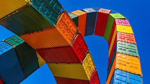 Illustrative photo: container, storage, trade