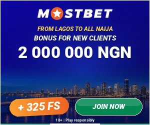 Mostbet: From Lagos to all Naija. Bonus for new clients 2 000 000 NGN + 325 FS. 18+, play responsibly.