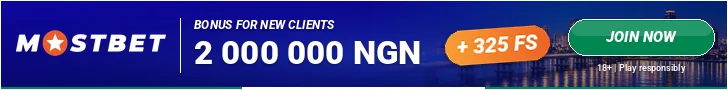 Mostbet: From Lagos to all Naija. Bonus for new clients 2 000 000 NGN + 325 FS. 18+, play responsibly.