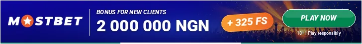 Mostbet: Oya! Your bonus dey wait. Bonus for new clients 2 000 000 NGN + 325 FS. 18+, play responsibly.